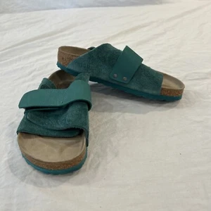 Sandalia deslizante Birkenstock Kyoto, azulada, talla 35 EU 4-4,5 EE. UU. - Imagen 1 de 12