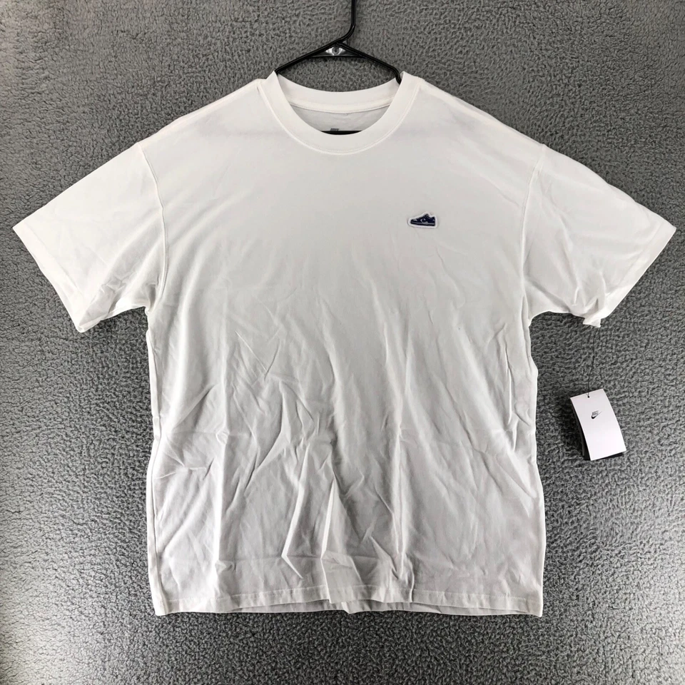 Nike T-Shirt Men's XL White Sportswear Max90 Game Royal Dunk Loose Fit