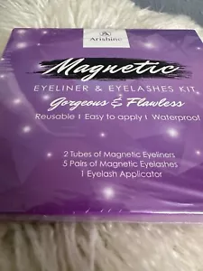 Reusable Natural Magnetic Eyelashes with Applicator No Glue Needed Lashes Kit US - Picture 1 of 3
