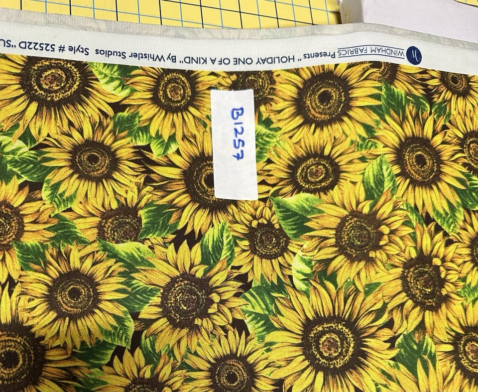 Windham Girasoles - Vacaciones Único Algodón Edredón Tela Artesanal Media Yarda Foto 1 de 1