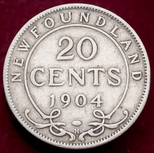 Canada Newfoundland 20 Cents 1904 H (H2708) - Picture 1 of 2