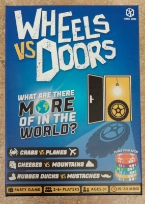 Wheels vs Doors Party Board Game NEW SEALED For 2-20 Players Ages 8+ - Image 1 of 2