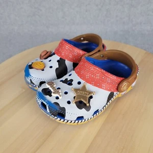 CROCS Toy Story Shoes Kids 8C Sheriff Woody Clog Play Water Sandal Disney - Picture 1 of 11
