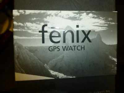 Garmin Fenix Black w/ Black Band GPS watch 010-01040-00 - Image 1 of 3