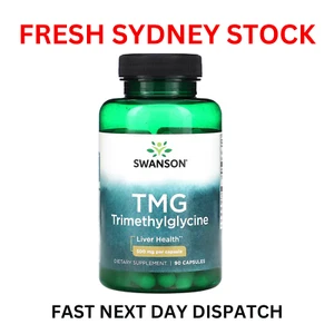 Swanson TMG Trimethylglycine 500 mg 90 Capsules Liver Health detoxification - Picture 1 of 5