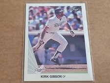 1990 Leaf #173 Kirk Gibson Los Angeles Dodgers Nmmt