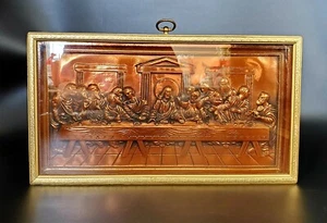 Tornio Vintage Accessorio da Parete Ultima Cena 3D Religioso - Foto 1 di 7