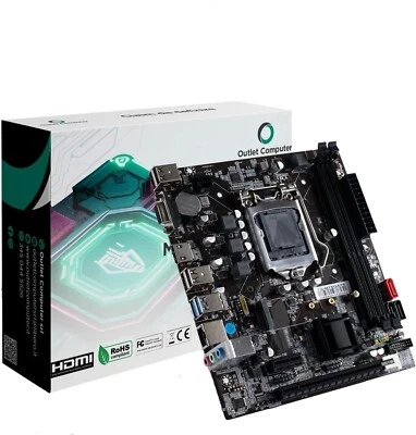 SCHEDA MADRE B75 1155 DDR3 HDMI DESKTOP MOTHERBOARD COMPUTER I3 I5 I7 2-3° GEN - Immagine 1 di 4