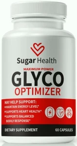 Sugar Health Glyco Optimizer Supports Blood Pressure & Sugar Levels 60ct - Picture 1 of 8