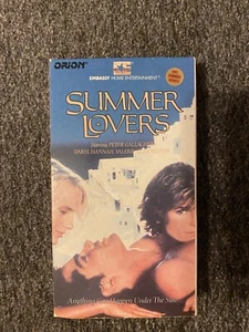 Summer Lovers VHS (1982) Tape Daryl Hannah Peter Gallagher - Picture 1 of 4