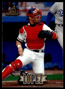 1997 New Pinnacle Javier Lopez Atlanta Braves #13 - Picture 1 of 2