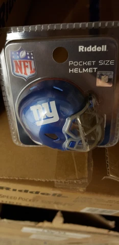 NEW YORK GIANTS SPEED NEW CLAMSHELL POCKET PRO HELMET RIDDELL Cover