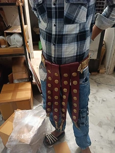 Tekije Belt with Apron Belt Hand Crafted Antique Reddish brown Christmas Roman - Picture 1 of 5