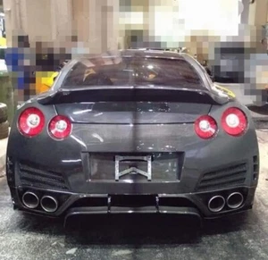 09-20 Fit For Nissan GTR R35 Ducktail Carbon Fiber Spoiler Lid - Picture 1 of 19