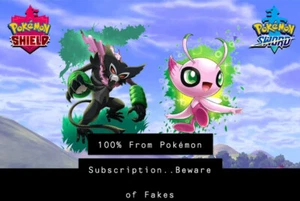 Dada Zarude und Shiny Celebi, Movie Coco Mythical Pokemon Schwert Schild Trading - Bild 1 von 9