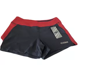 Asics Women's Knit Athletic Shorts Size S.Zipper Side Pocket .Retail $42...P3 - Picture 1 of 12