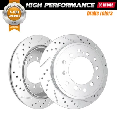 后盘式制动转子适用于 2010 - 2021 年雷克萨斯 GX460 丰田 4Runner FJ Cruiser — 第 1/4 张图片