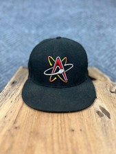 Albuquerque Isotopes Hat Cap New Era Size 7 1/4 Fitted Black Baseball