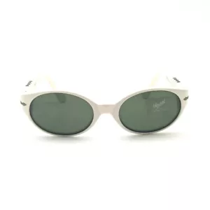 Occhiali da sole persol donna vintage sunglasses bianchi firmati anni 90 ovale - Imagen 1 de 8
