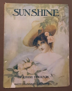 1906 Sunshine Vintage Klaviernoten von Libbie Erickson - Bild 1 von 3