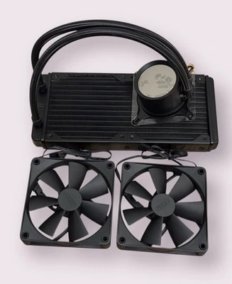 NZXT Kraken 240 AIO Liquid CPU Cooler Black LCD 2x120mm (ENZK02) - Image 1 of 3
