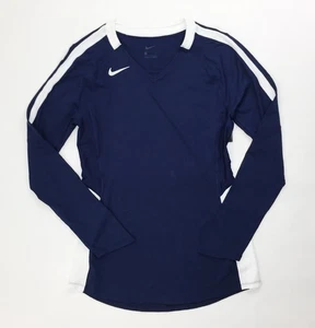 Nike Vapor Pro Long Sleeve Volleyball Jersey Women's Small 915025 Navy Blue - Picture 1 of 2