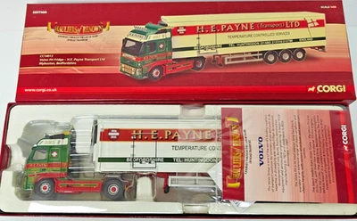 Corgi CC14013 Volvo FH Fridge Trailer H E Payne Transport Bedfordshire 1/50 Box - Image 1 of 4