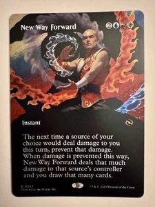 New Way Forward Borderless Foil - TDM 0367 NM - MTG Magic - Picture 1 of 1