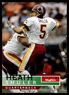 1995 SkyBox Impact Heath Shuler Washington Redskins #147 - Image 1 of 2