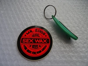 sURFBOARD 3 FIN KEYCHAIN BOTTLE OPENER JSW ENT SEX WAX MR ZOGS STICKER neocurio - Picture 1 of 7