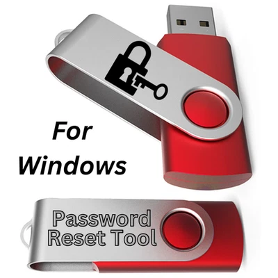 Password Reset Recovery USB For Windows 10, 8, 7, Vista XP Rated #1 NEW For 2025 - Image 1 of 2