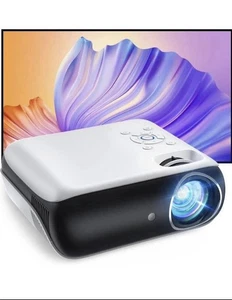 HAPPRUN Projector, Native 1080P Bluetooth Projector with 100''Screen, 9500L Port - Picture 1 of 2