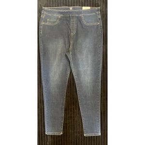Jean Rafaella Mujer Pierna Ajustada Pull On Azul Talla 12 Nuevo Con Etiquetas - Imagen 1 de 4
