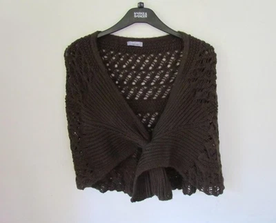 Per Una Brown Shawl Wrap One Size Made In Italy - Image 1 of 4