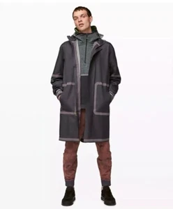 Lululemon X Robert Geller Men’s M Gray Take The Moment Parka - Picture 1 of 6