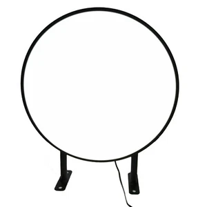 20" Round LED Light Box / Circular Projecting Lightbox / Signs Supply Blank USA - Picture 1 of 5