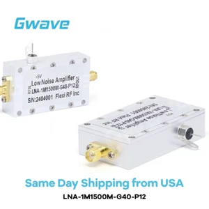 SMA Buchse Low Noise Verstärker (LNA), 40dB Verstärkung, 2,4 dB Rauschfigur, 0,001 - 1,5 GHz - Bild 1 von 10
