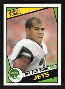 1984 Topps #154c Marvin Powell New York Jets - Picture 1 of 2