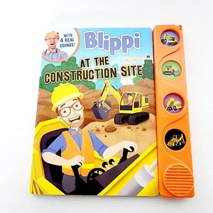 Blippi At The Construction Site Board Book Sounds TV Show Children's 2020 - Picture 1 of 11