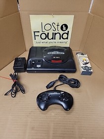 Original Sega Genesis 16-Bit System Model No: 1601 Console Bundle *TESTED