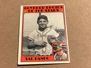 1972 Topps Baseball Card Set Break #348 Sal Bando - Near Mint - Picture 1 of 2