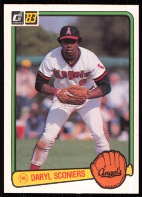 1983 Donruss Daryl Sconiers California Angels #141 - Image 1 of 2