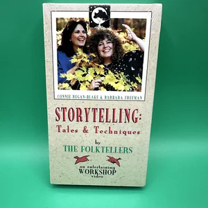 STORYTELLING TALES & TECHNIQUES The Folktellers NEW VHS Sealed VTG Watermark - Picture 1 of 3