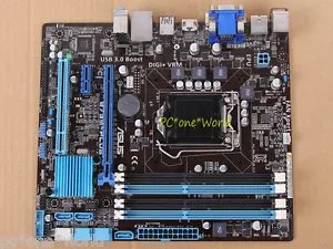 ASUS B75M-PLUS Original Motherboard Sockel LGA 1155 DDR3 Intel B75 100 % funktionsfähig - Bild 1 von 4