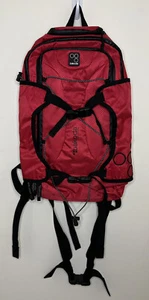 Bakoda 18L Snowboard Ski Wandern Tagesrucksack Rot Vintage Brandneu Reisen - Bild 1 von 11