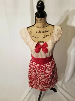 VESTIDO ADORABLE BARASCHI NUEVO TALLA 6 ROJO Y BLANCO Foto 1 de 4