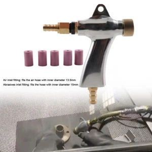 RZZ Sandblast Gun Air Sand Blasting+5pc Ceramic Nozzles For Sandblaster Cabinet - Picture 1 of 14