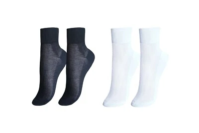 Calcetines al tobillo para mujer 100 % algodón mercerizado "Filo di Scozia". Hecho en Italia. Foto 1 de 4