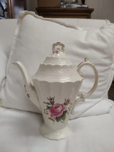 Billingsley Rose Pink Copeland Spode Coffee Pot Jewel 1926 - Picture 1 of 5