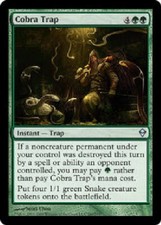 COBRA TRAP X4 4 4X Zendikar MTG Magic the Gathering Cards DJMagic
